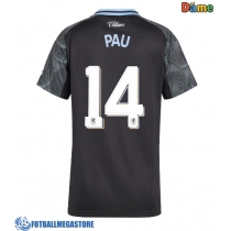 Fotballdrakt Dame Aston Villa Pau Torres #14 Bortedrakt 2025-26 Kortermet